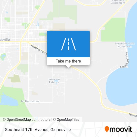 Southeast 17th Avenue map