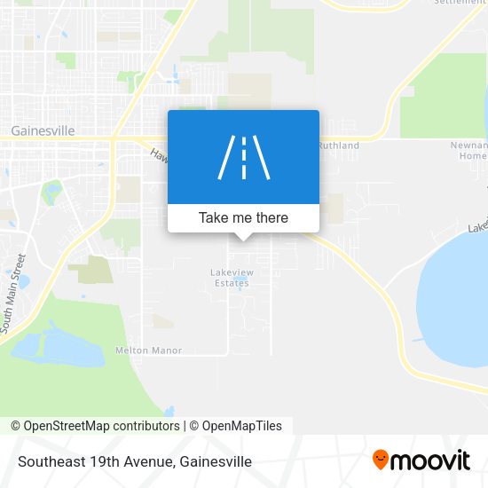 Southeast 19th Avenue map