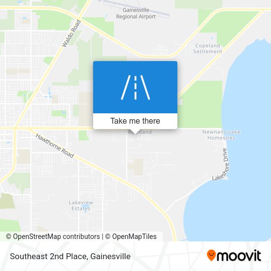 Southeast 2nd Place map