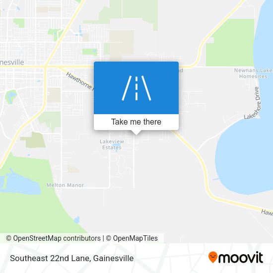 Southeast 22nd Lane map