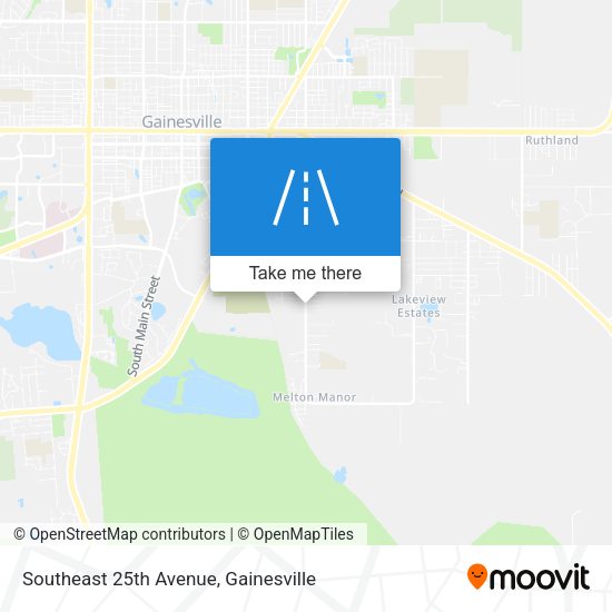 Mapa de Southeast 25th Avenue