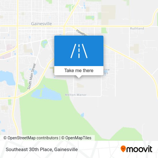 Southeast 30th Place map