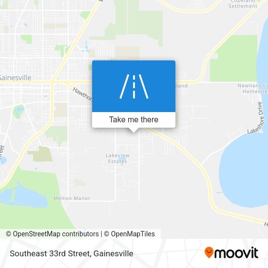 Southeast 33rd Street map