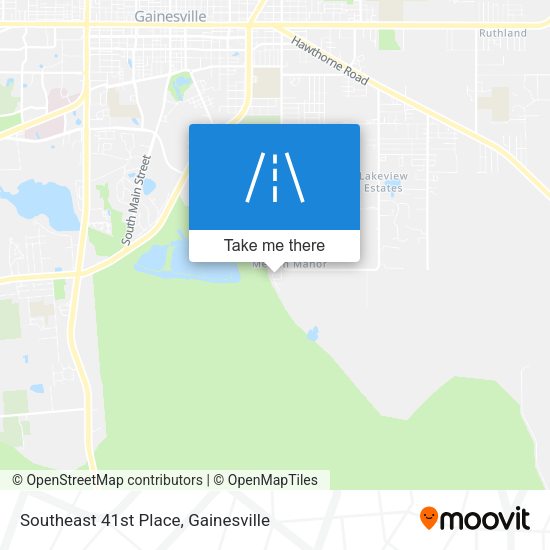 Southeast 41st Place map