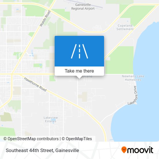 Southeast 44th Street map