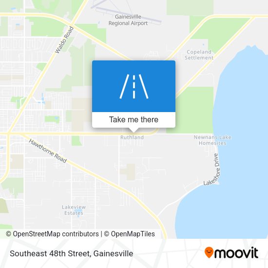 Southeast 48th Street map