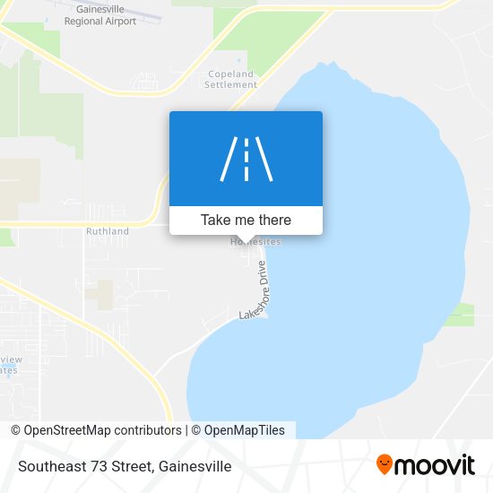 Southeast 73 Street map