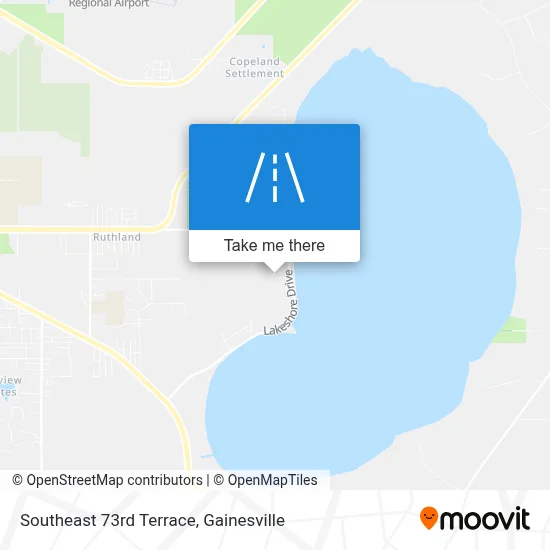 Southeast 73rd Terrace map