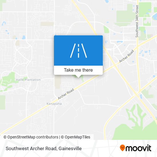 Southwest Archer Road map