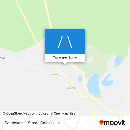 Mapa de Southwest 1 Street
