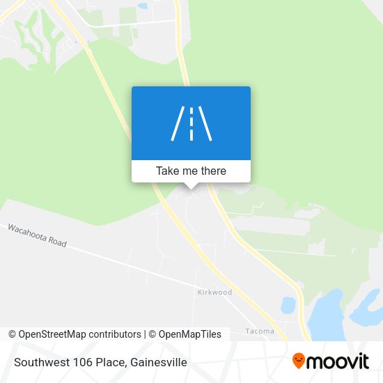 Mapa de Southwest 106 Place