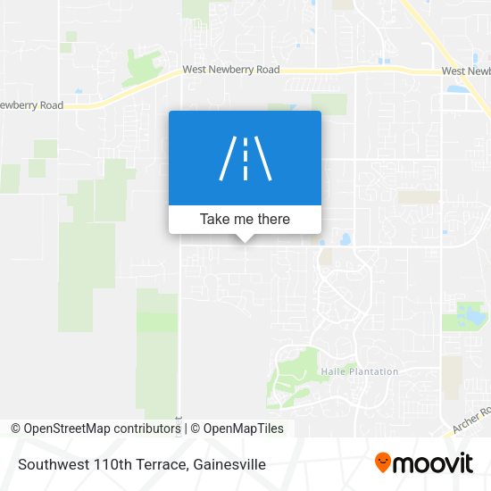 Mapa de Southwest 110th Terrace