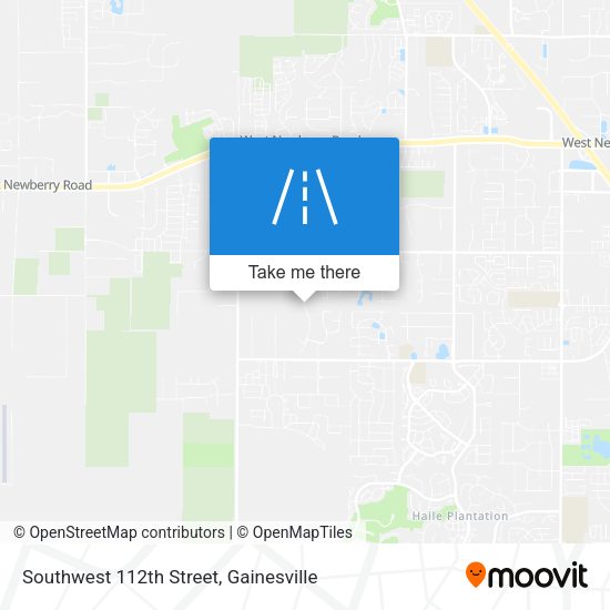 Southwest 112th Street map
