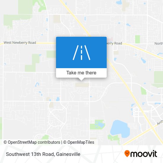 Mapa de Southwest 13th Road
