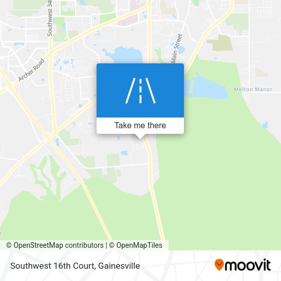 Southwest 16th Court map