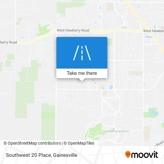 Southwest 20 Place map