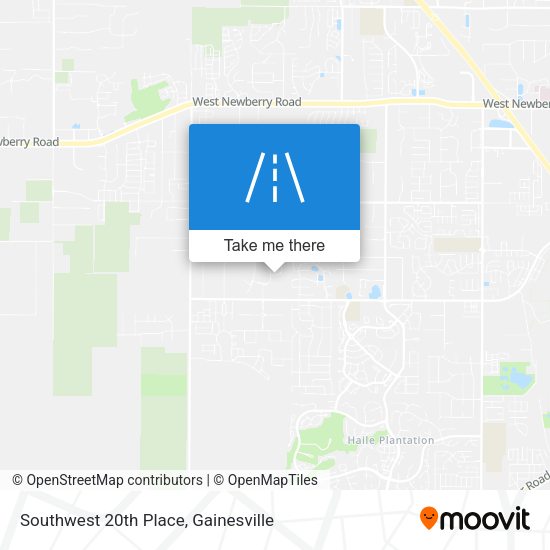 Mapa de Southwest 20th Place