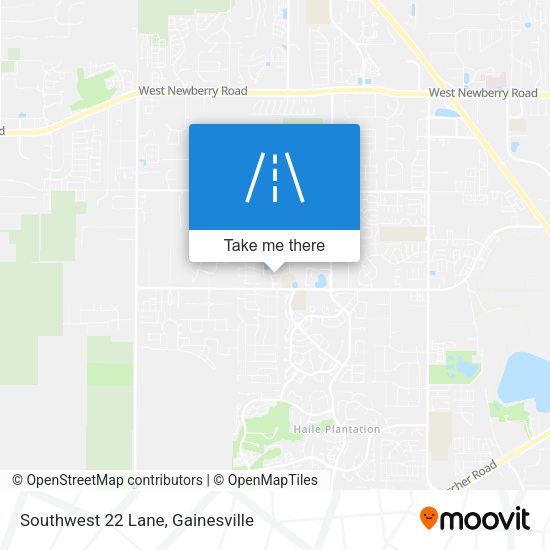 Mapa de Southwest 22 Lane