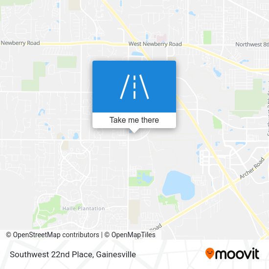 Mapa de Southwest 22nd Place