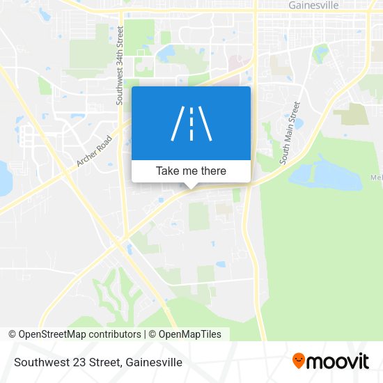 Mapa de Southwest 23 Street