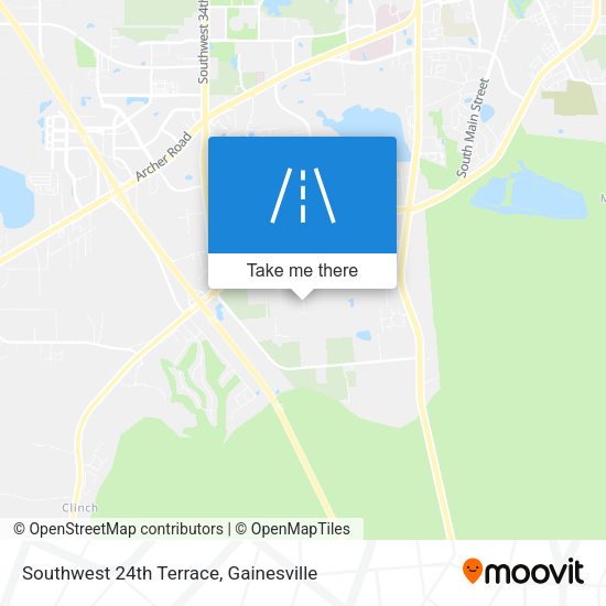 Mapa de Southwest 24th Terrace