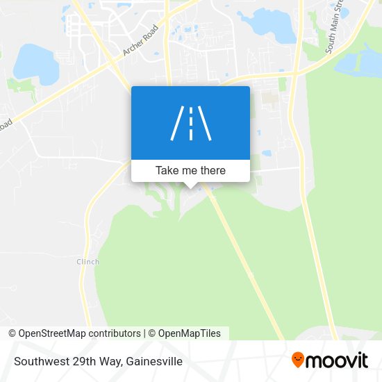 Southwest 29th Way map