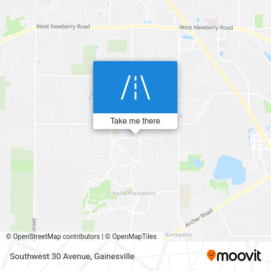 Southwest 30 Avenue map