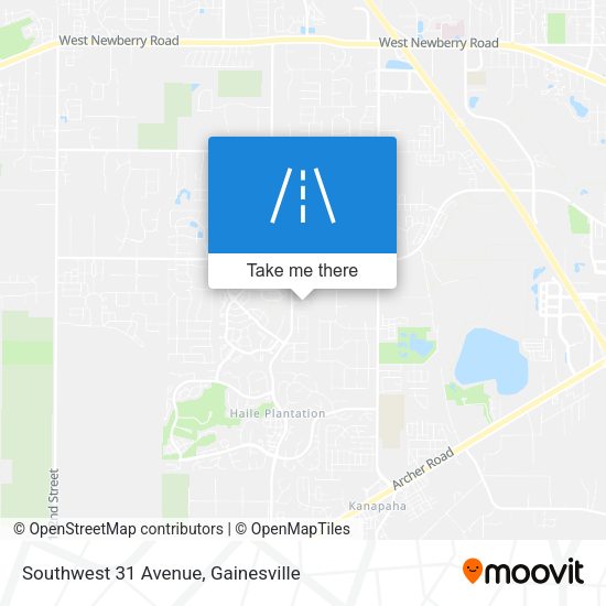Southwest 31 Avenue map