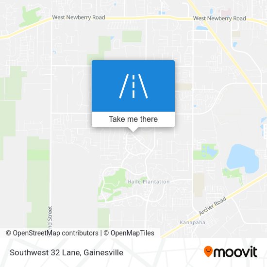Mapa de Southwest 32 Lane