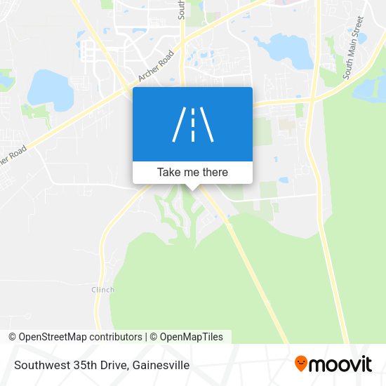 Mapa de Southwest 35th Drive