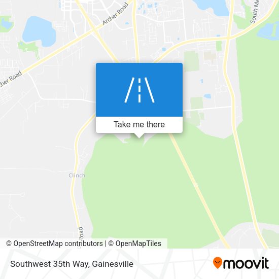 Southwest 35th Way map