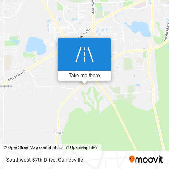Mapa de Southwest 37th Drive