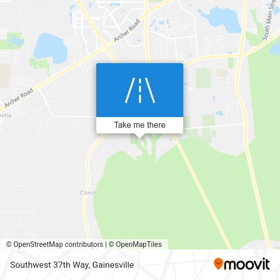 Southwest 37th Way map