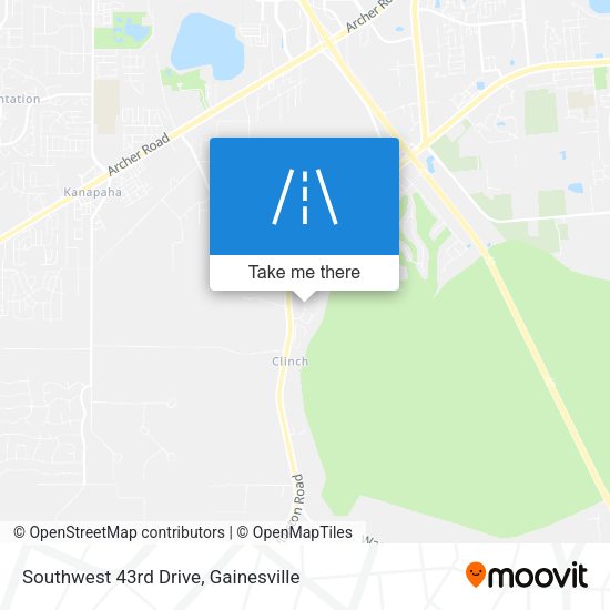 Southwest 43rd Drive map