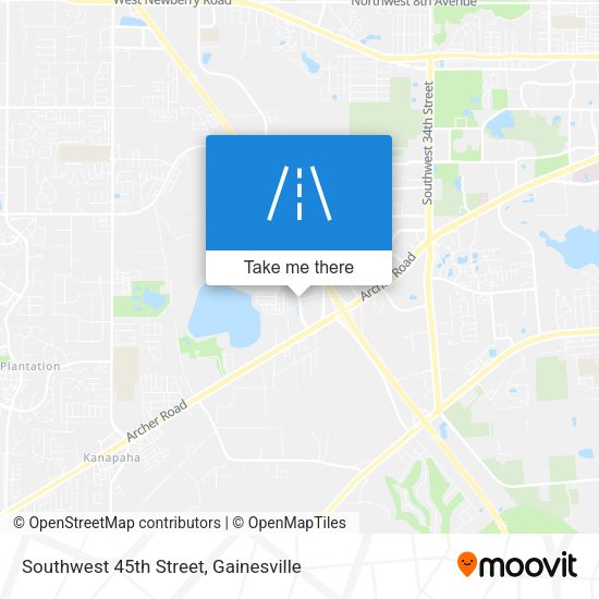Mapa de Southwest 45th Street