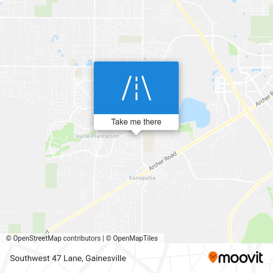 Mapa de Southwest 47 Lane