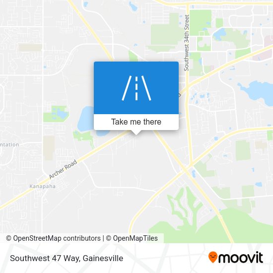 Southwest 47 Way map