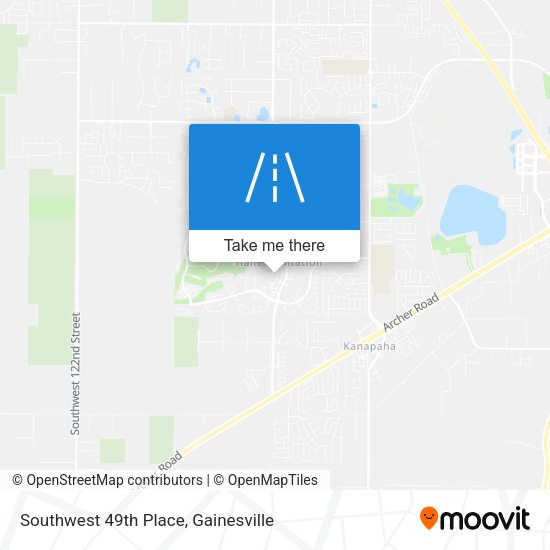 Southwest 49th Place map