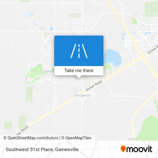 Mapa de Southwest 51st Place