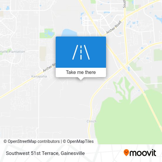 Mapa de Southwest 51st Terrace