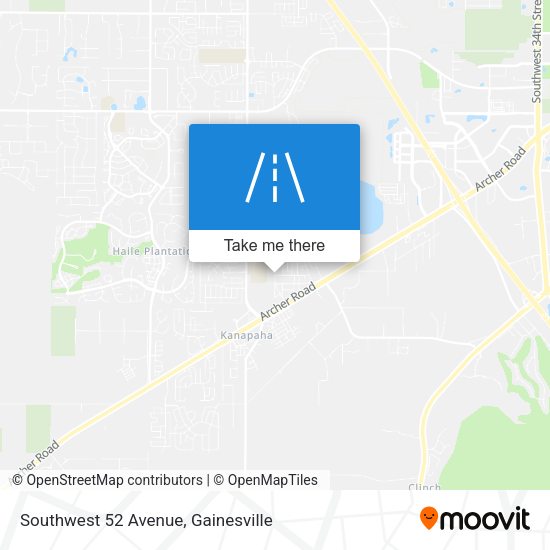 Southwest 52 Avenue map