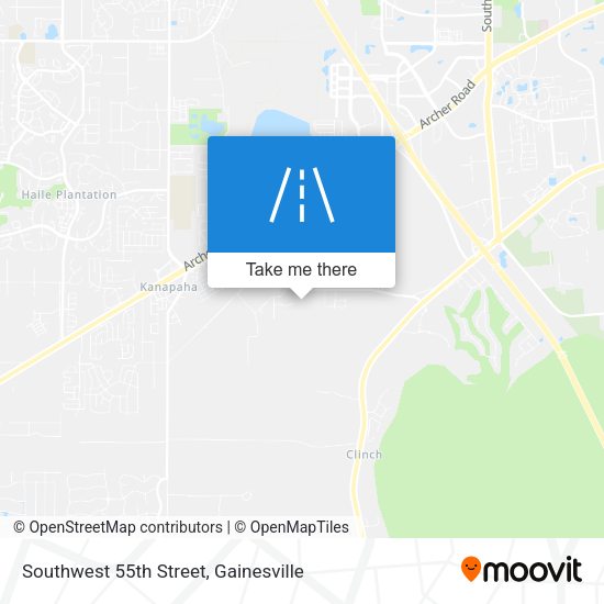 Southwest 55th Street map