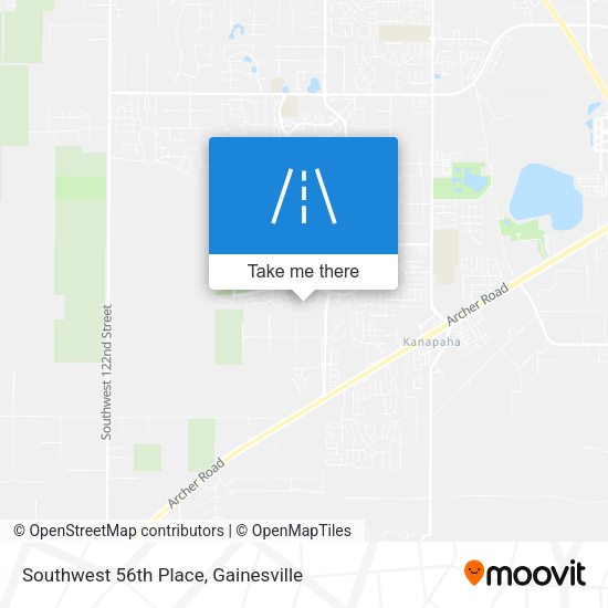 Southwest 56th Place map