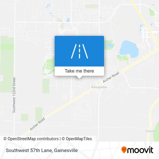 Mapa de Southwest 57th Lane