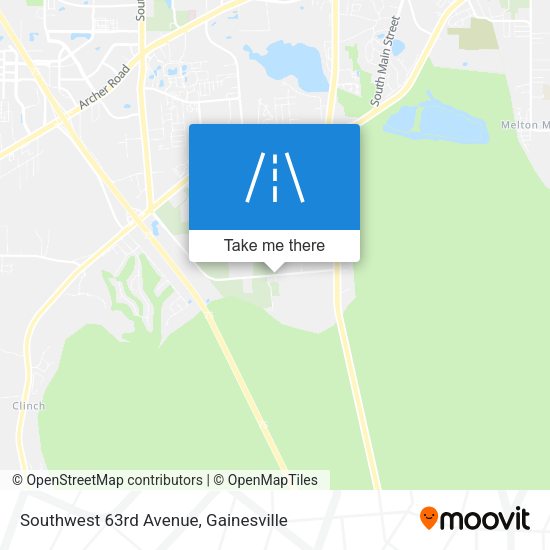 Southwest 63rd Avenue map