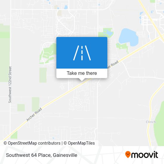Mapa de Southwest 64 Place