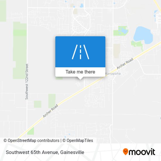 Mapa de Southwest 65th Avenue