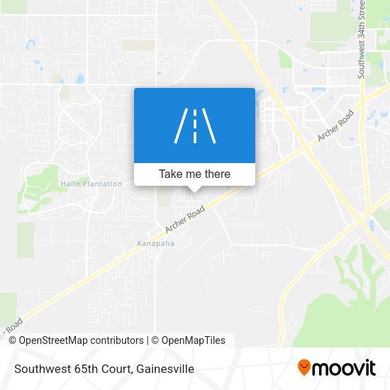 Mapa de Southwest 65th Court