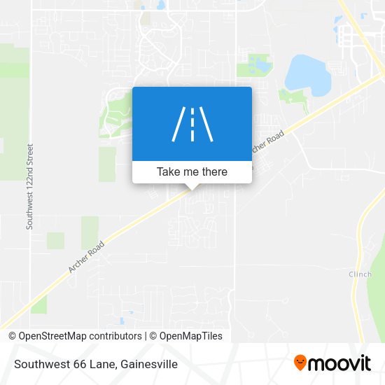 Mapa de Southwest 66 Lane