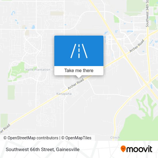 Mapa de Southwest 66th Street